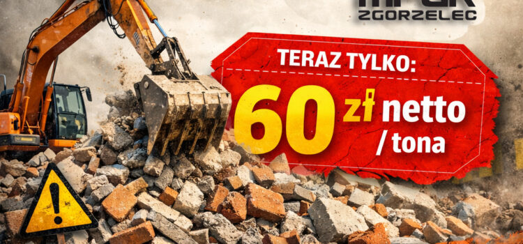 Nowe ceny za przyjęcie odpadów budowlanych oraz papieru i tektury na składowisku w Jędrzychowicach